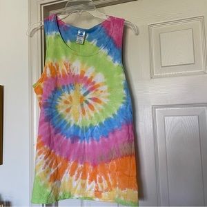 Colortone size medium tie dye tank top
